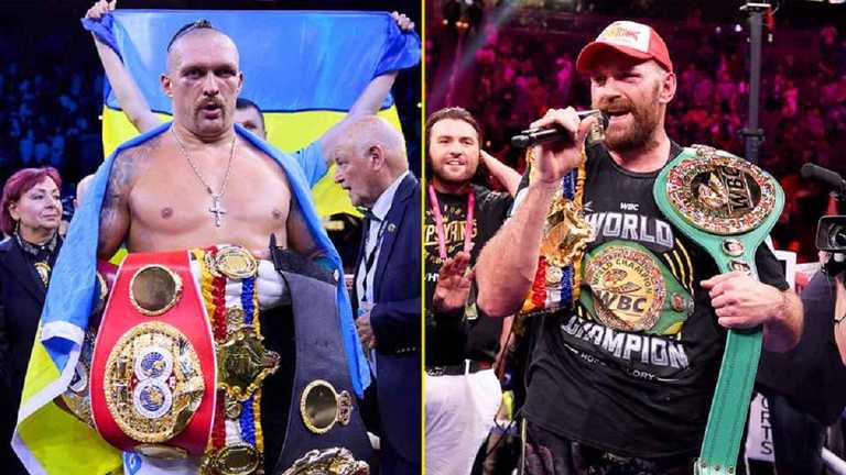 Усик – Ф'юрі / Колаж talkSPORT Усик – Ф'юрі / Колаж talkSPORT