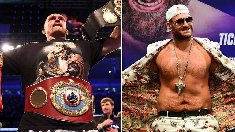 Усик – Ф'юрі / Колаж Marca Усик – Ф'юрі / Колаж Marca