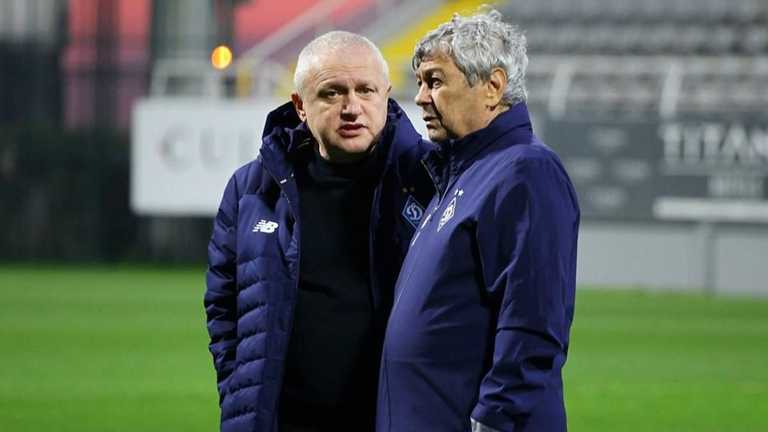 Ігор Суркіс та Мірча Луческу / фото Динамо Ігор Суркіс та Мірча Луческу / фото Динамо