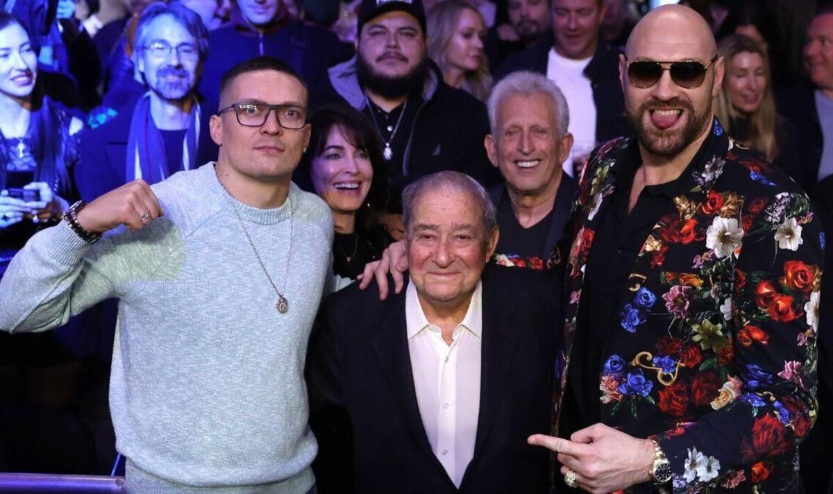 Усик та Ф’юрі все ближчі до контракту на бій / фот з соцмереж