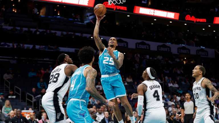 Шарлотт переміг Сан-Антоніо / фото AP Шарлотт переміг Сан-Антоніо / фото AP