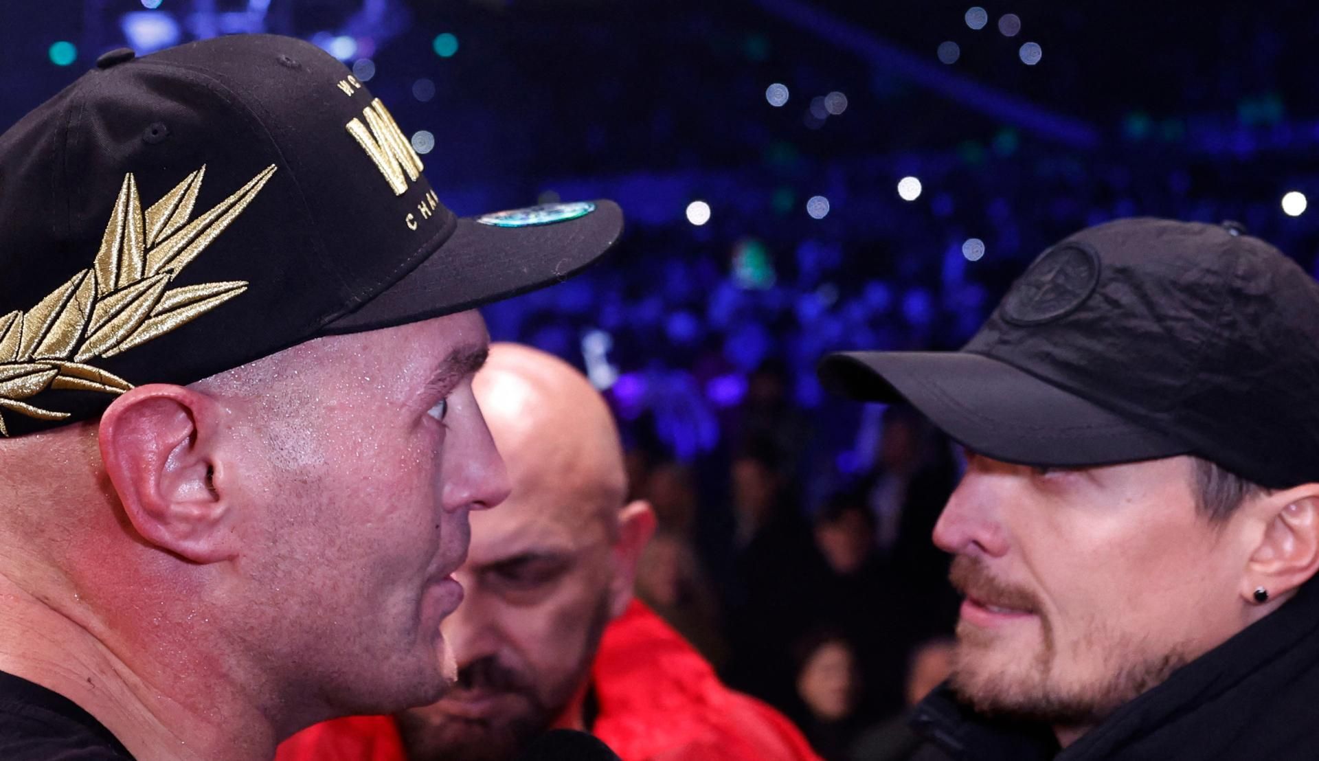 Усик против Фьюри / фото из соцсетей