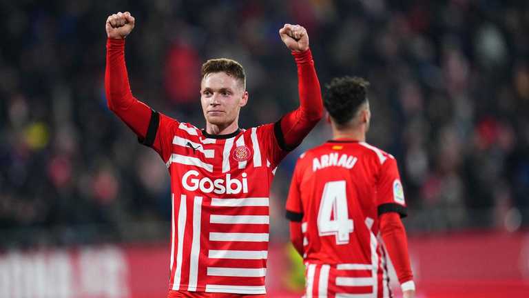 Виктор Цыганков помог Жироне победить / фото AFP Виктор Цыганков помог Жироне победить / фото AFP