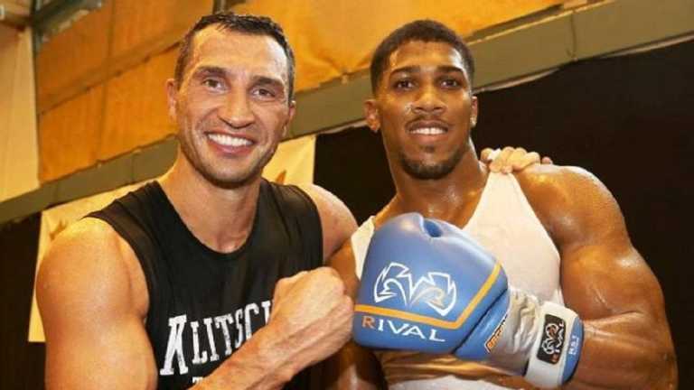 Володимир Кличко та Ентоні Джошуа / Фото з соцмереж Володимир Кличко та Ентоні Джошуа / Фото з соцмереж