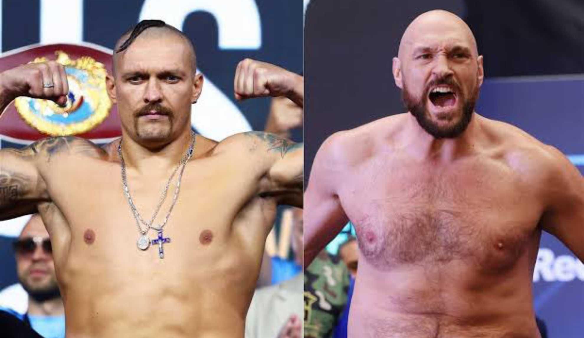 Усик против Фьюри / фото из соцсетей