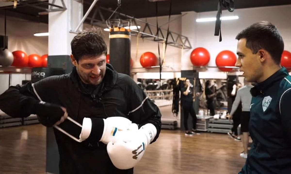 Євген Селезньов на заняттях з бокусу / скрін з відео