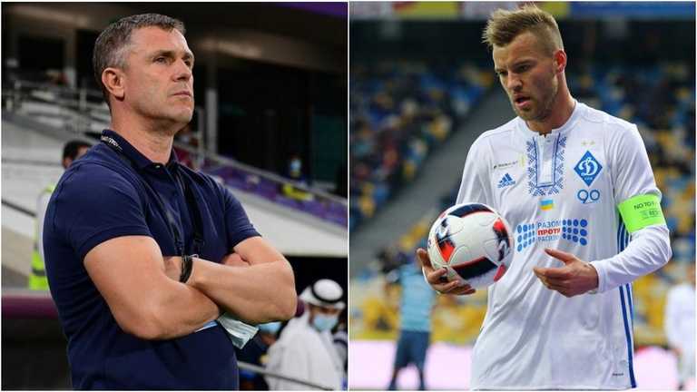 Сергей Ребров и Андрей Ярмоленко / Коллаж Спорт 24 Сергей Ребров и Андрей Ярмоленко / Коллаж Спорт 24