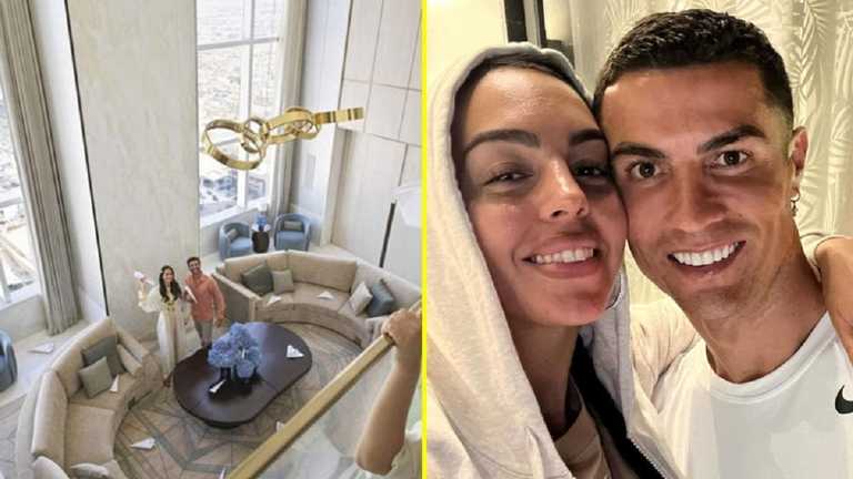 Кріштіану Роналду з Джорджиною / Колаж talkSPORT Кріштіану Роналду з Джорджиною / Колаж talkSPORT