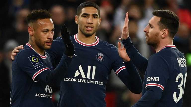 Неймар, Хакими и Месси / Фото Getty Images Неймар, Хакими и Месси / Фото Getty Images