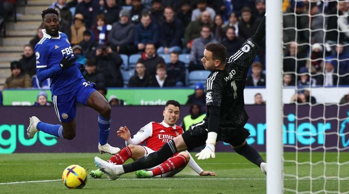 Арсенал победил Лестер / фото AFP