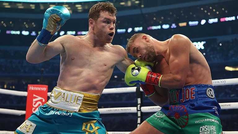 Билли Джо Сондерс и Каннело / Фото Twitter Билли Джо Сондерс и Каннело / Фото Twitter