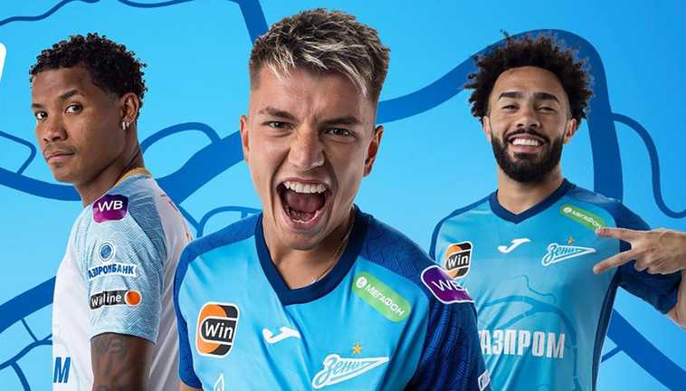 Футболісти Зеніта у формі Joma / фото ФК Зеніт Футболісти Зеніта у формі Joma / фото ФК Зеніт