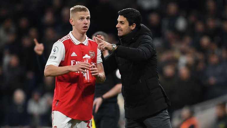 Микель Артета с Александром Зинченко / Фото ФК Арсенал Микель Артета с Александром Зинченко / Фото ФК Арсенал