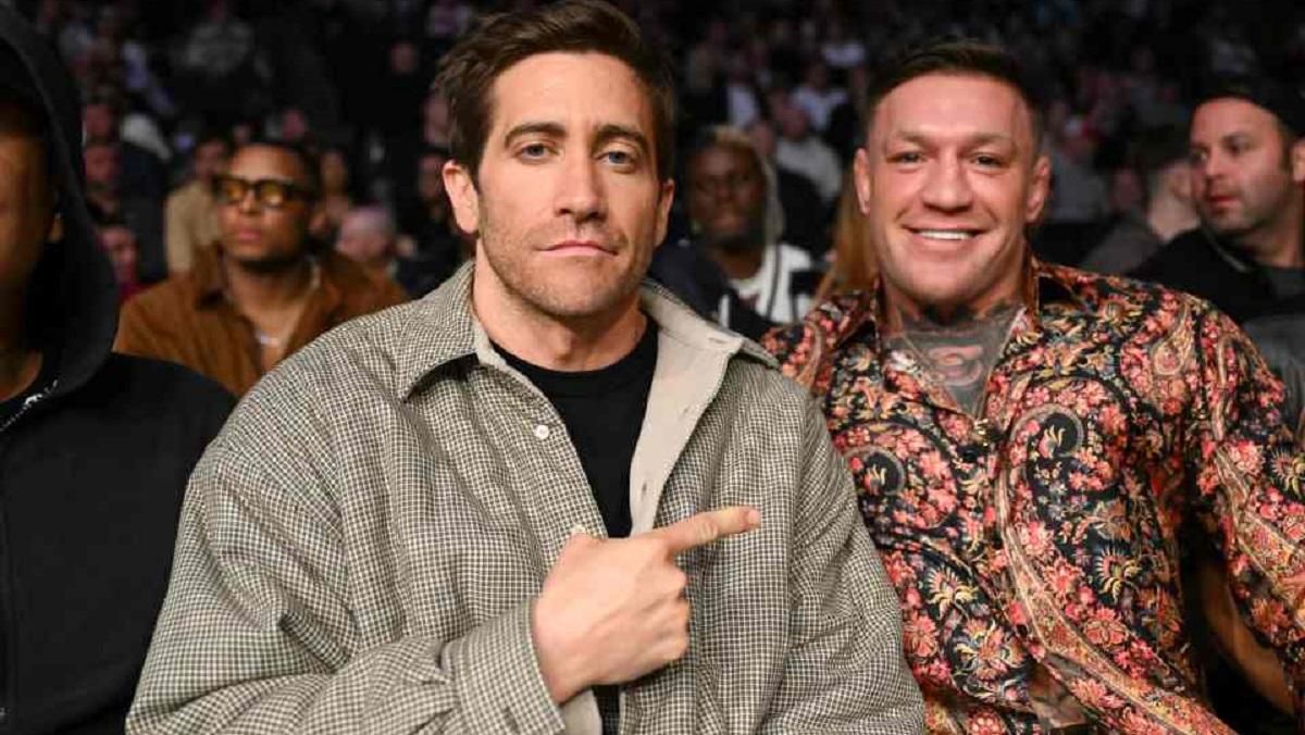 Джейк Джилленгол та Конор Макгрегор / Фото AFP