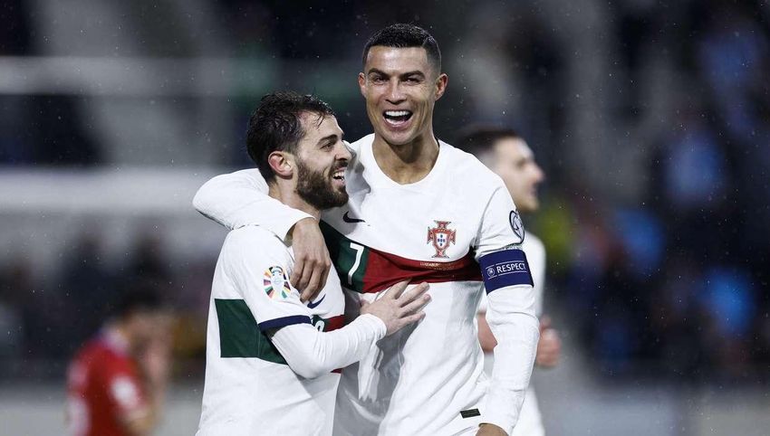 Португалія за тайм розтрощила Люксембург, Роналду оновив рекорди – результати відбору на Євро-2024