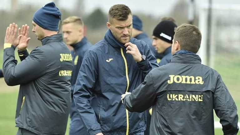 Українці готуються до спарингу / фото УАФ Українці готуються до спарингу / фото УАФ