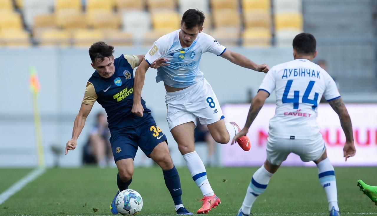 СК Днепр-1 против Динамо / фото УПЛ