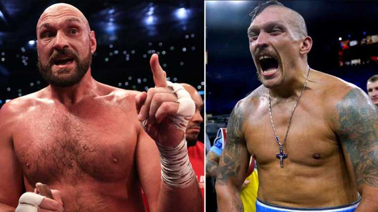 Ф'юрі та Усик / фото з відкритих джерел Ф'юрі та Усик / фото з відкритих джерел