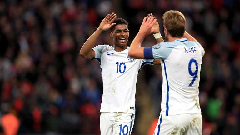 Маркус Рашфорд і Харрі Кейн / Фото The Sun Маркус Рашфорд і Харрі Кейн / Фото The Sun