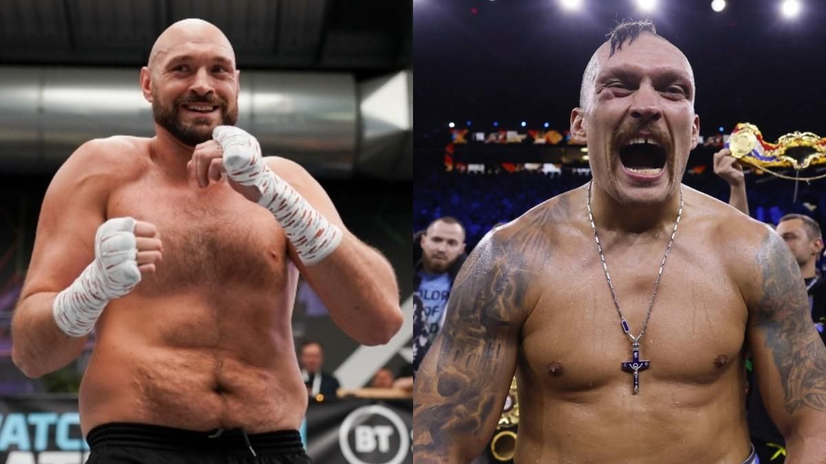 Ф'юрі та Усик / колаж Спорт 24