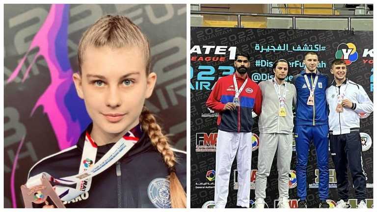 Украина завоевала две бронзы Karate1 Youth League