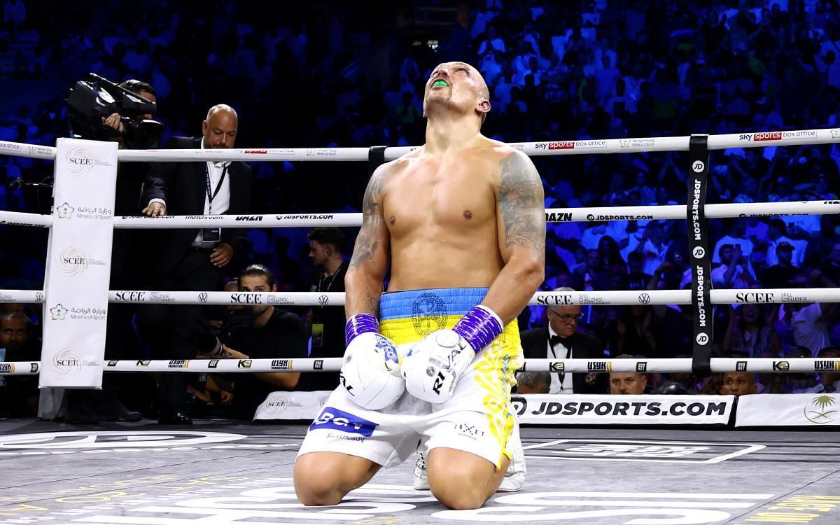 Олександр Усик / Фото Matchroom