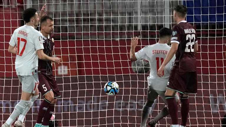 Швейцарія розгромила Білорусь / Фото УЄФА Швейцарія розгромила Білорусь / Фото УЄФА