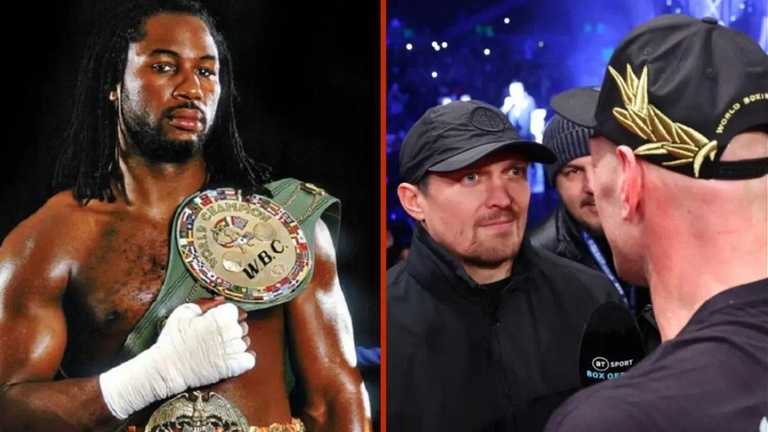 Леннокс Льюїс зробив прогноз на бій Усик – Ф'юрі / Колаж Boxing-social Леннокс Льюїс зробив прогноз на бій Усик – Ф'юрі / Колаж Boxing-social