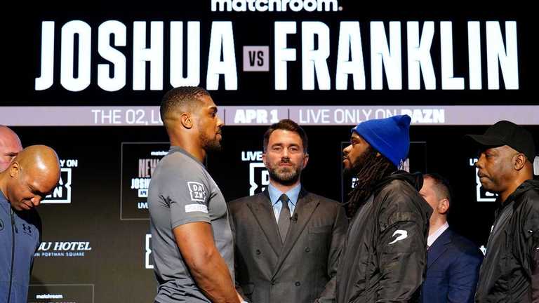 Джошуа проти Франкліна / Фото Matchroom Джошуа проти Франкліна / Фото Matchroom