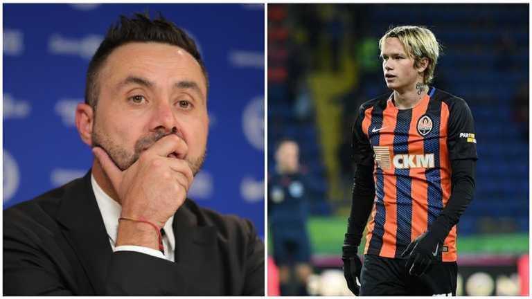 Роберто Де Дзерби и Михаил Мудрик / Коллаж Спорт 24 Роберто Де Дзерби и Михаил Мудрик / Коллаж Спорт 24