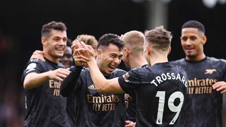 Арсенал празднует гол / Фото из соцсетей Арсенал празднует гол / Фото из соцсетей