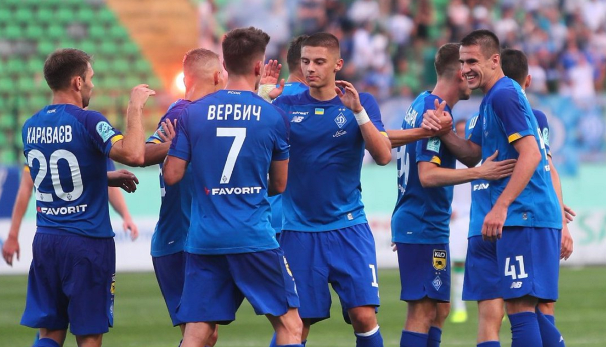 Вербіч з партнерами у Динамо / фото УПЛ