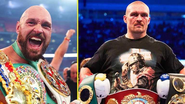 Ф'юрі та Усик / фото з відкритих джерел Ф'юрі та Усик / фото з відкритих джерел