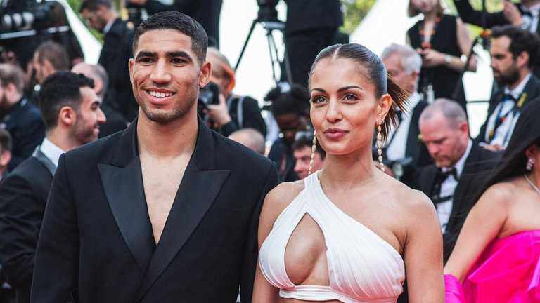 Ашраф Хакімі та Хіба Абук / Фото зі соцмереж Ашраф Хакімі та Хіба Абук / Фото зі соцмереж