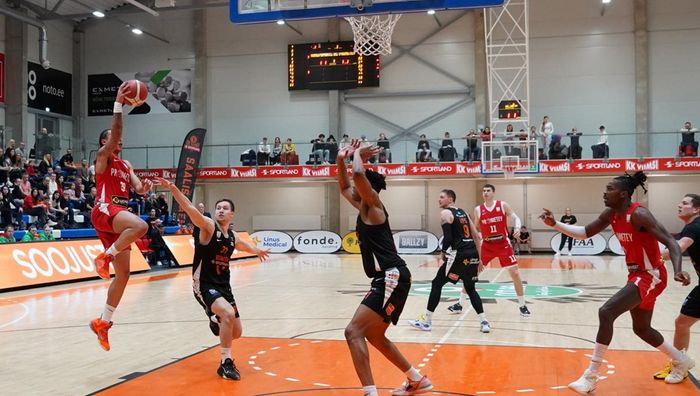 Прометей одержал 20-ю подряд победу в Латвийско-эстонской баскетбольной лиге