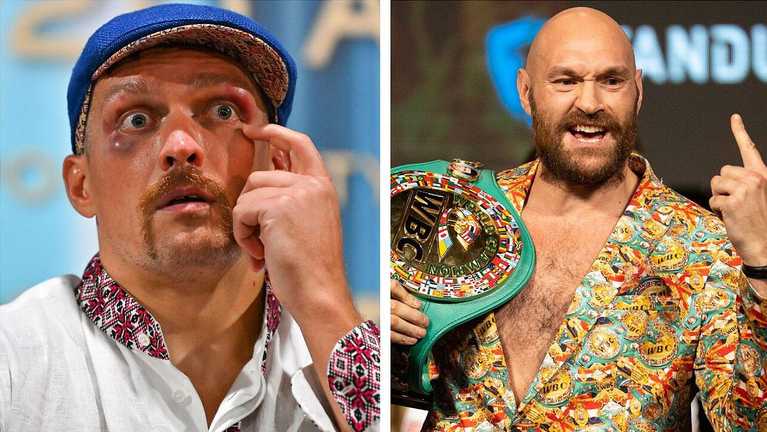 Усик против Фьюри / коллаж SPORTbible Усик против Фьюри / коллаж SPORTbible