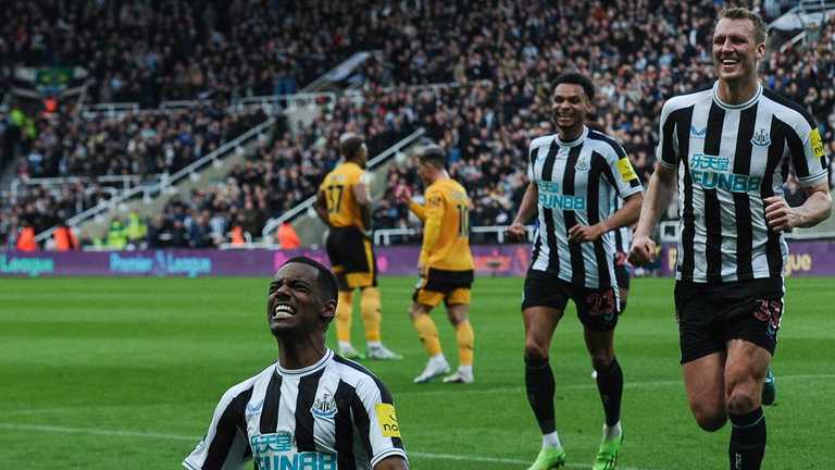 Гравці Ньюкасла святкують гол / Фото зі соцмереж Гравці Ньюкасла святкують гол / Фото зі соцмереж