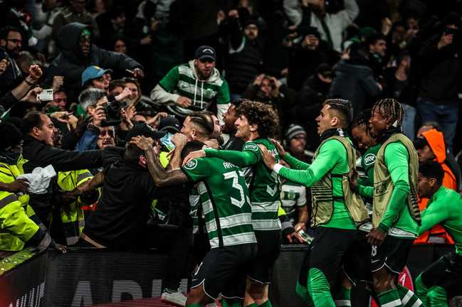 Спортінг вийшов у чвертьфінал ЛЄ / Фото зі соцмереж Спортінг вийшов у чвертьфінал ЛЄ / Фото зі соцмереж