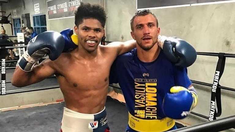 Шакур Стивенсон и Василий Ломаченко / фото Instagram Шакур Стивенсон и Василий Ломаченко / фото Instagram