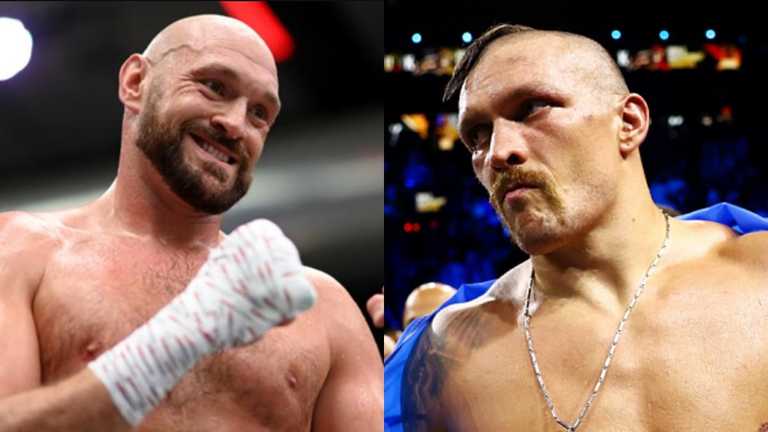 Ф'юрі та Усик / фото з відкритих джерел Ф'юрі та Усик / фото з відкритих джерел