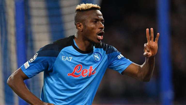 Осімхен оформив дубль у матчі-відповіді / фото AFP Осімхен оформив дубль у матчі-відповіді / фото AFP