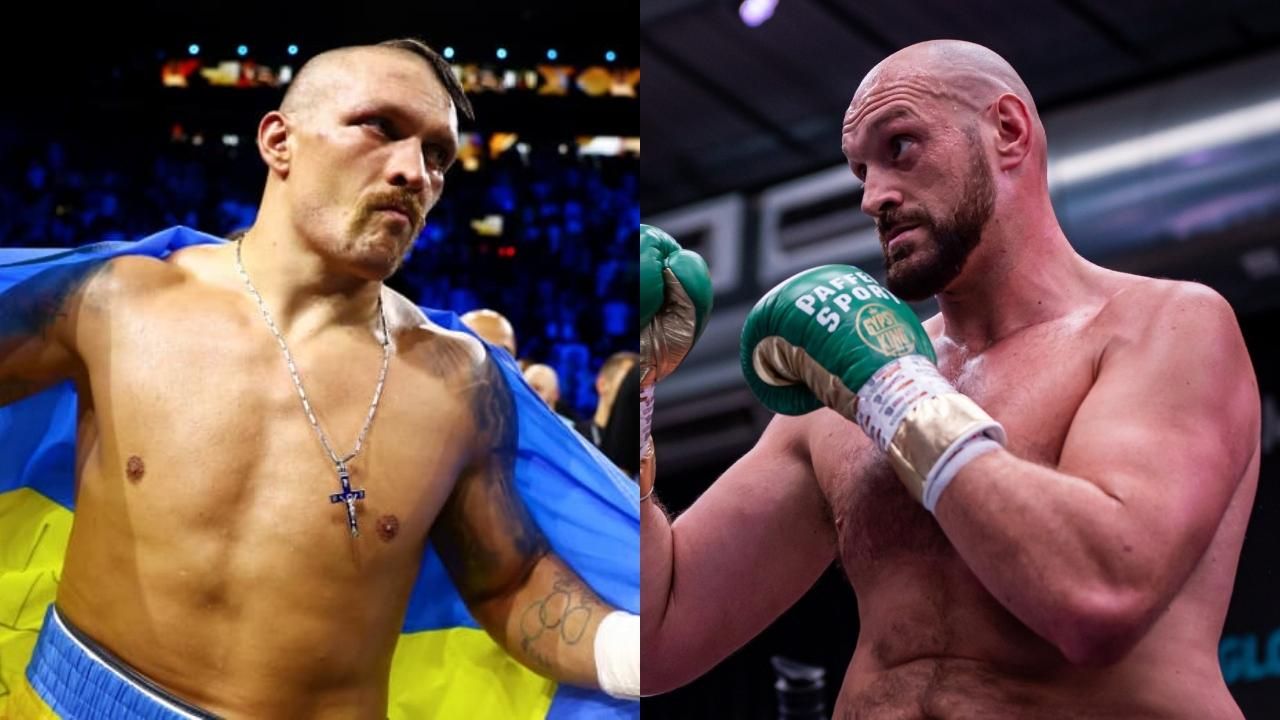 Усик против Фьюри / фото из соцсетей