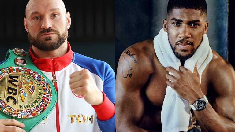 Тайсон Ф'юрі та Ентоні Джошуа / фото з відкритих джерел Тайсон Ф'юрі та Ентоні Джошуа / фото з відкритих джерел