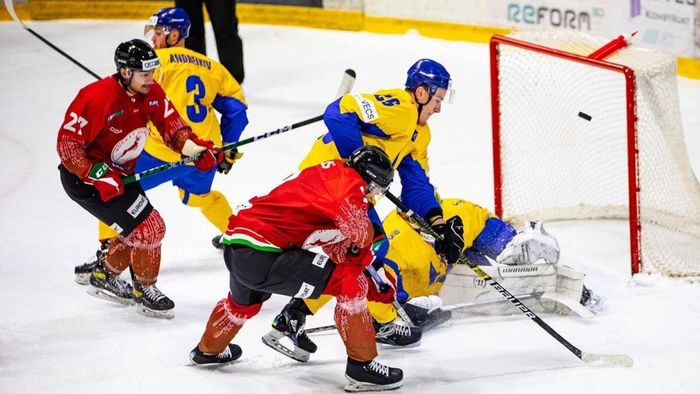 Сборная Украины по хоккею во второй раз переиграла именитого соперника