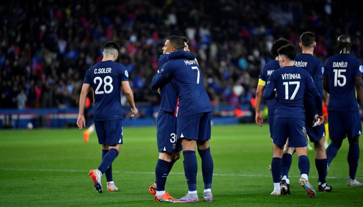 Мессі та Мбаппе під час матчу ПСЖ / фото ФК ПСЖ