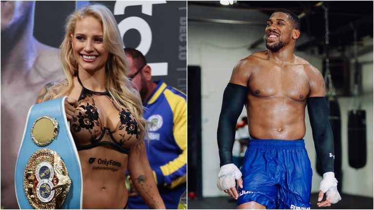 Эбани Бриджес и Энтони Джошуа / Коллаж Спорт 24 Эбани Бриджес и Энтони Джошуа / Коллаж Спорт 24