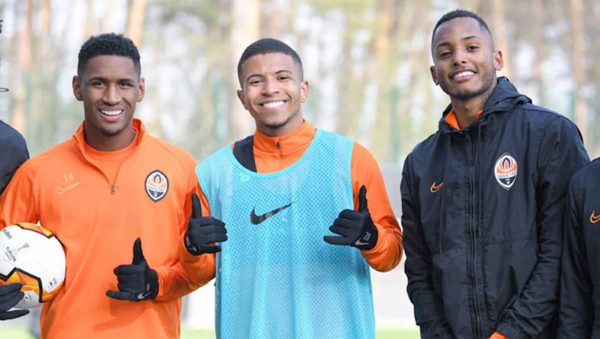 Тете, Сіпріано та Фернандо / фото Шахтар