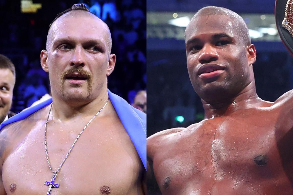 Усик – Дюбуа / Коллаж Bad Left Hook