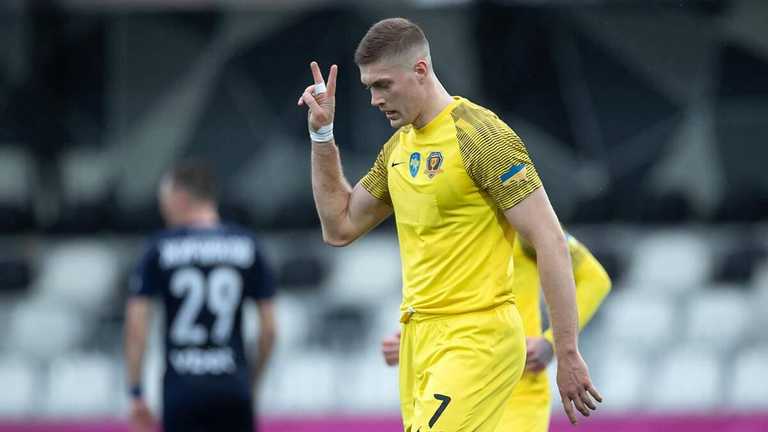 Довбик снова забил / фото СК Днепр-1 Довбик снова забил / фото СК Днепр-1