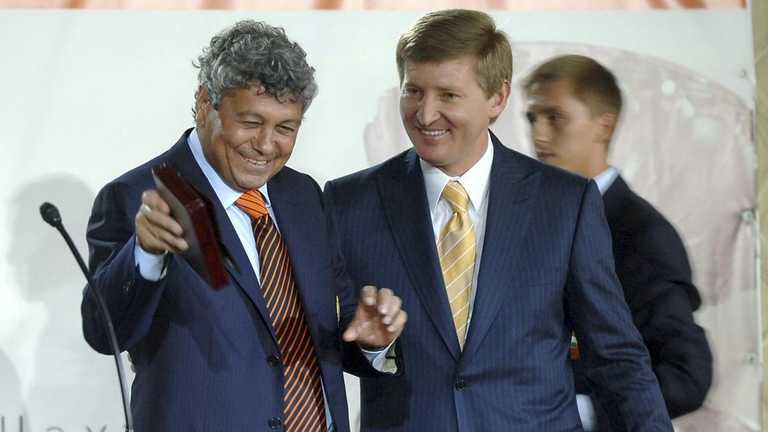 Мирча Луческу и Ринат Ахметов / фото Шахтер Мирча Луческу и Ринат Ахметов / фото Шахтер